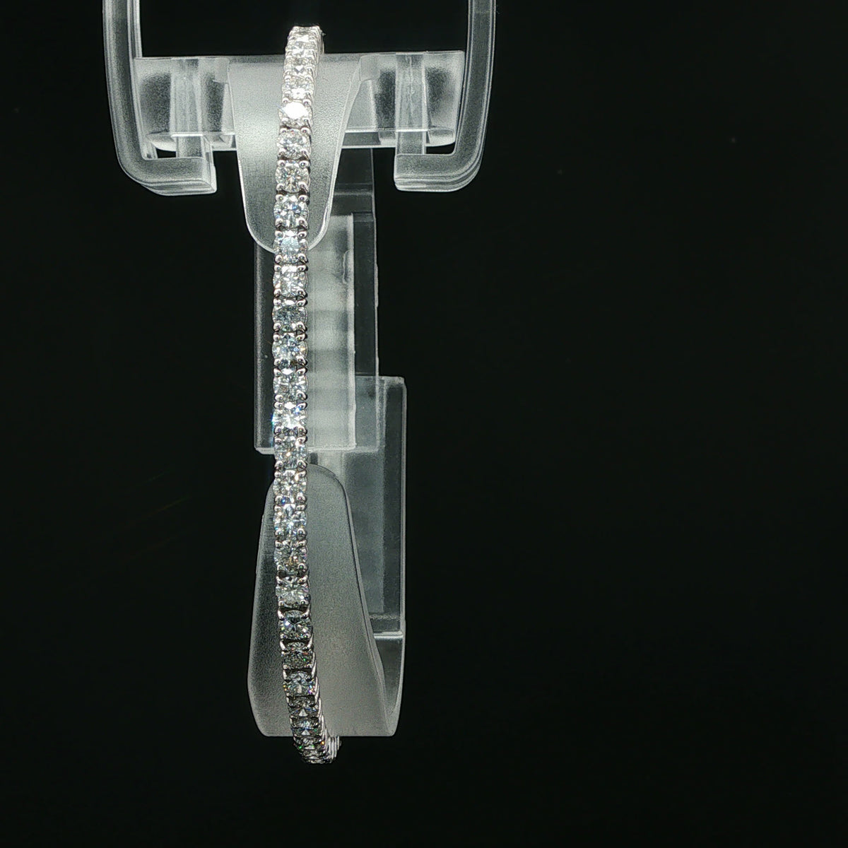 Classic Diamond Tennis Bracelet in White Gold