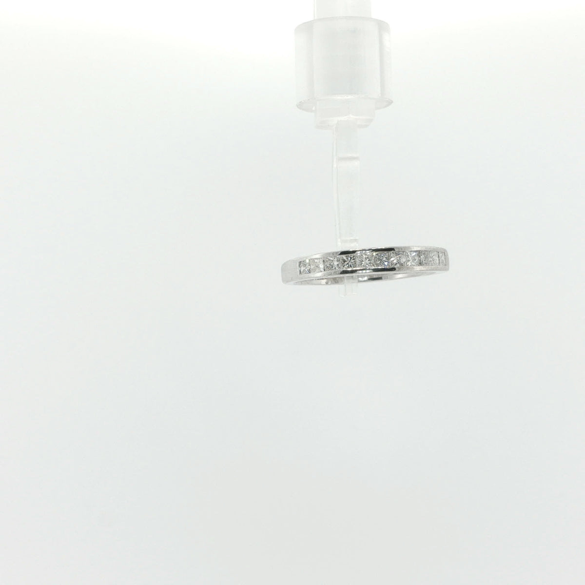 Channel-Set Diamond Eternity Ring in White Gold