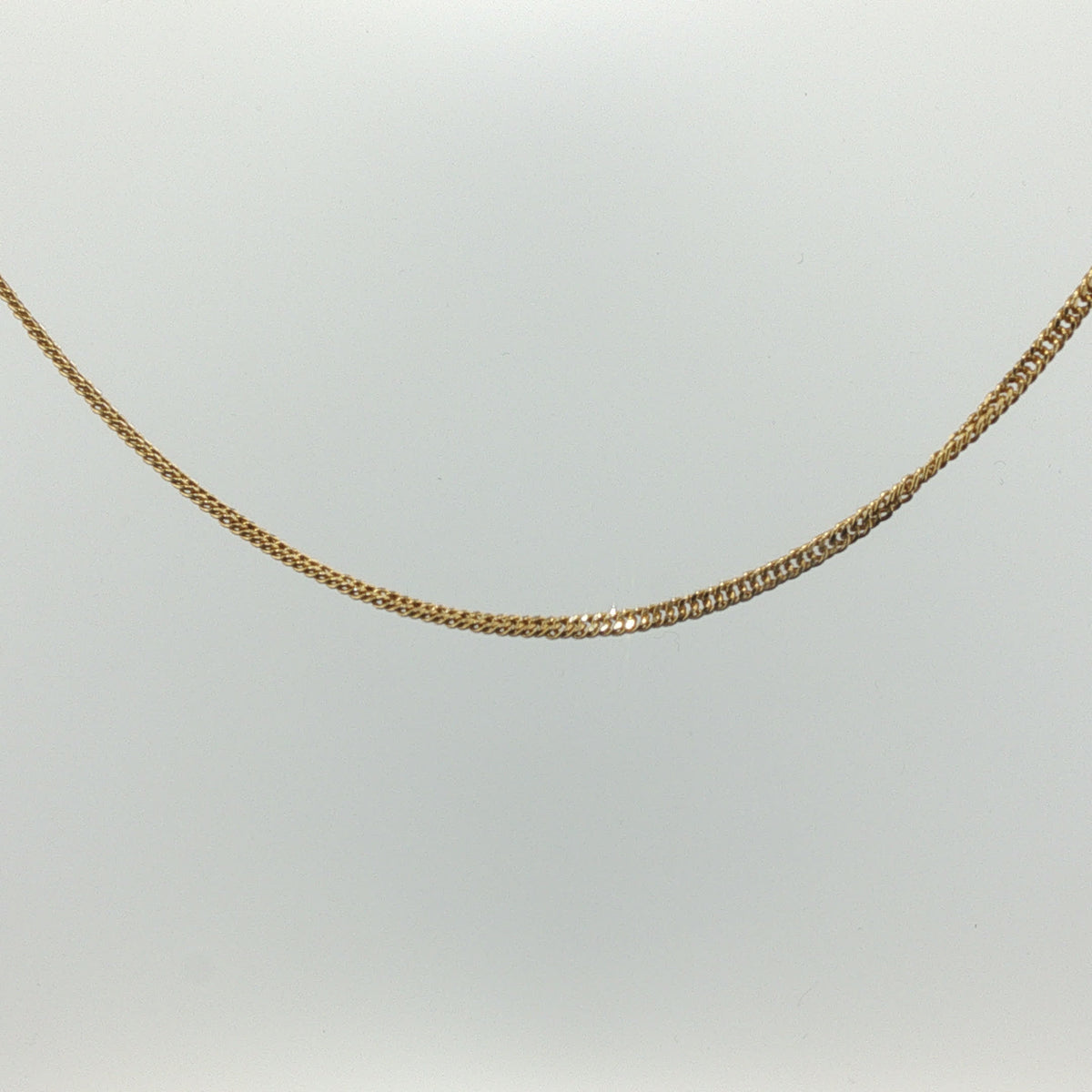 Classic Yellow Gold Delicate Chain Necklace