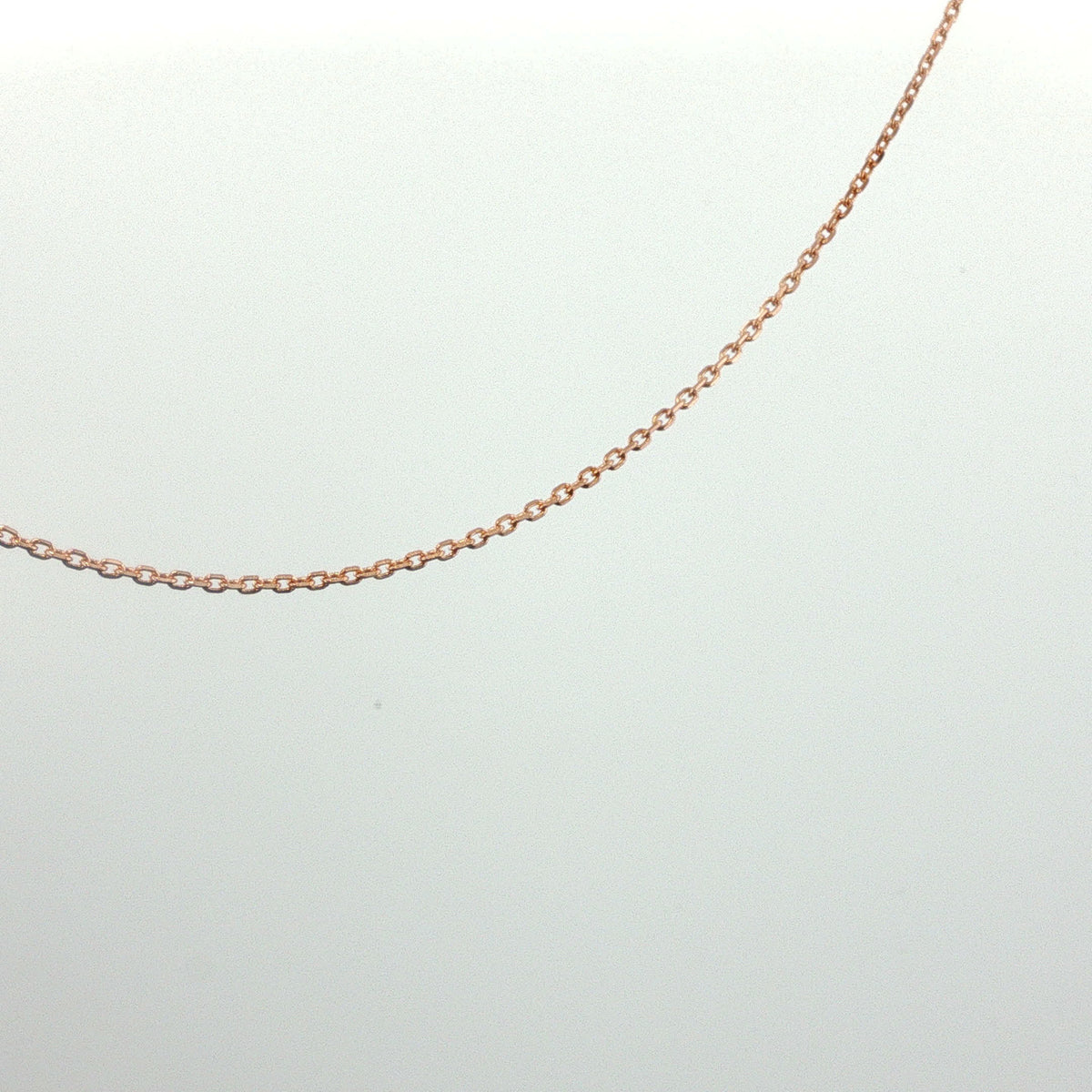 Delicate Rose Gold Cable Chain Necklace