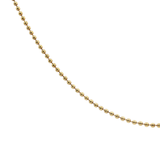 Classic Yellow Gold Ball Chain Necklace