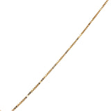 Yellow Gold Necklace with Heart-Shaped Amethyst Pendant