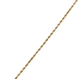 Yellow Gold Heart Charm Necklace with Diamond Accents