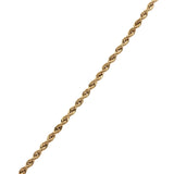 Yellow Gold Heart Shape Diamond Charm Necklace