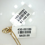Diamond Floral Double Circle Pendant Necklace in Yellow Gold
