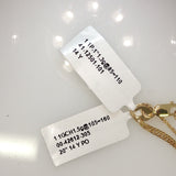 Diamond Pavé Butterfly Charm Necklace in Yellow Gold