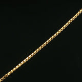 Yellow Gold Diamond Interlocking Circle Pendant Necklace