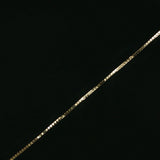 Deep Blue Sapphire Cluster Pendant on Yellow Gold Chain