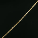Diamond Wave Pendant Necklace in Yellow Gold