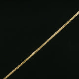 Two-Tone Gold Openwork Lattice Pendant Necklace