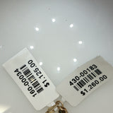Diamond Open Twist Pendant on Yellow Gold Box Chain