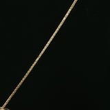 Diamond Circle Pendant Necklace in Yellow Gold