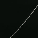 Diamond Halo Pendant Necklace in White Gold