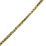 Black Pearl and Diamond Accent Pendant on Yellow Gold Chain