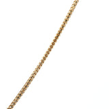 Yellow Gold Pearl and Diamond Accent X-Design Necklace