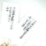 Yellow Gold Pearl and Diamond Accent X-Design Necklace