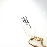 Faceted Bead Station Necklace in Yellow Gold