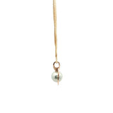 Pearl Teardrop Pendant Necklace in Rose Gold