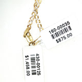 Yellow Gold Diamond Cluster Pendant Necklace