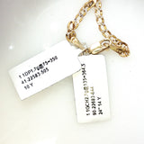 Yellow Gold Diamond Cluster Pendant Necklace