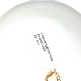 Yellow Gold Dolphin Pendant Necklace with Dark Pearl