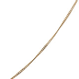 Yellow Gold Pearl Pendant Chain Necklace