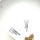 Yellow Gold Pearl Pendant Chain Necklace