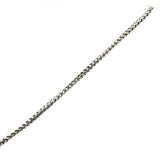 Two-Tone Gold Flared Cross Pendant Necklace