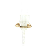 Diamond Heart Number 15 Ring in Yellow Gold