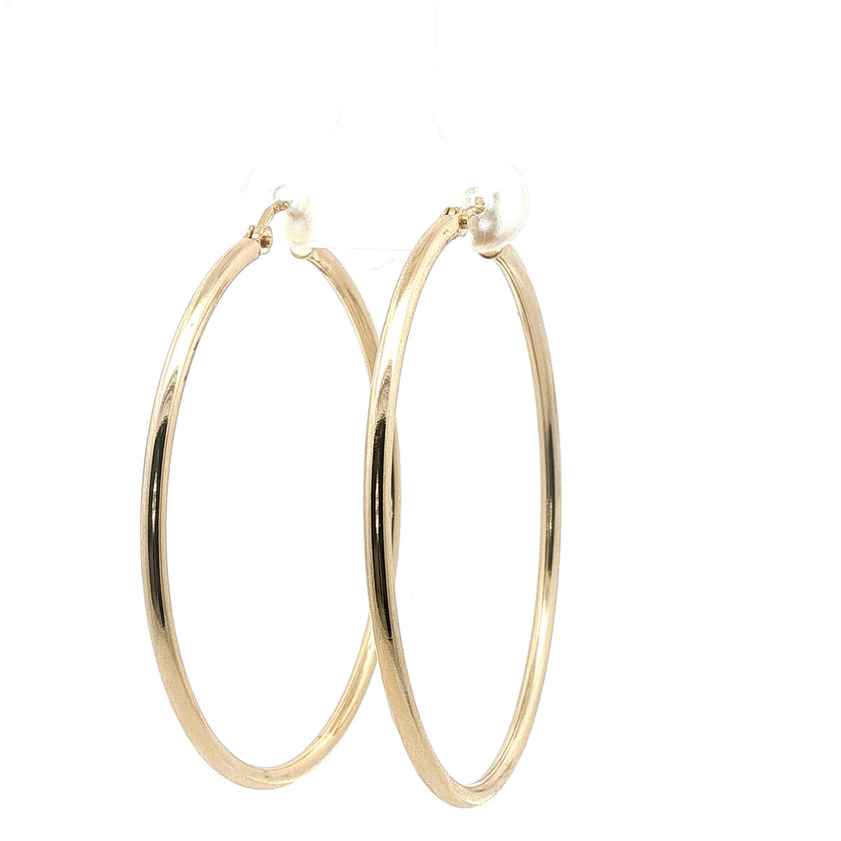 Classic Yellow Gold Hoop Earrings