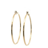 Classic Yellow Gold Hoop Earrings