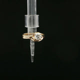 Round Diamond Solitaire Ring in Yellow Gold