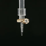 Round Diamond Solitaire Ring in Yellow Gold