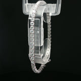 Classic Diamond Tennis Necklace in White Gold