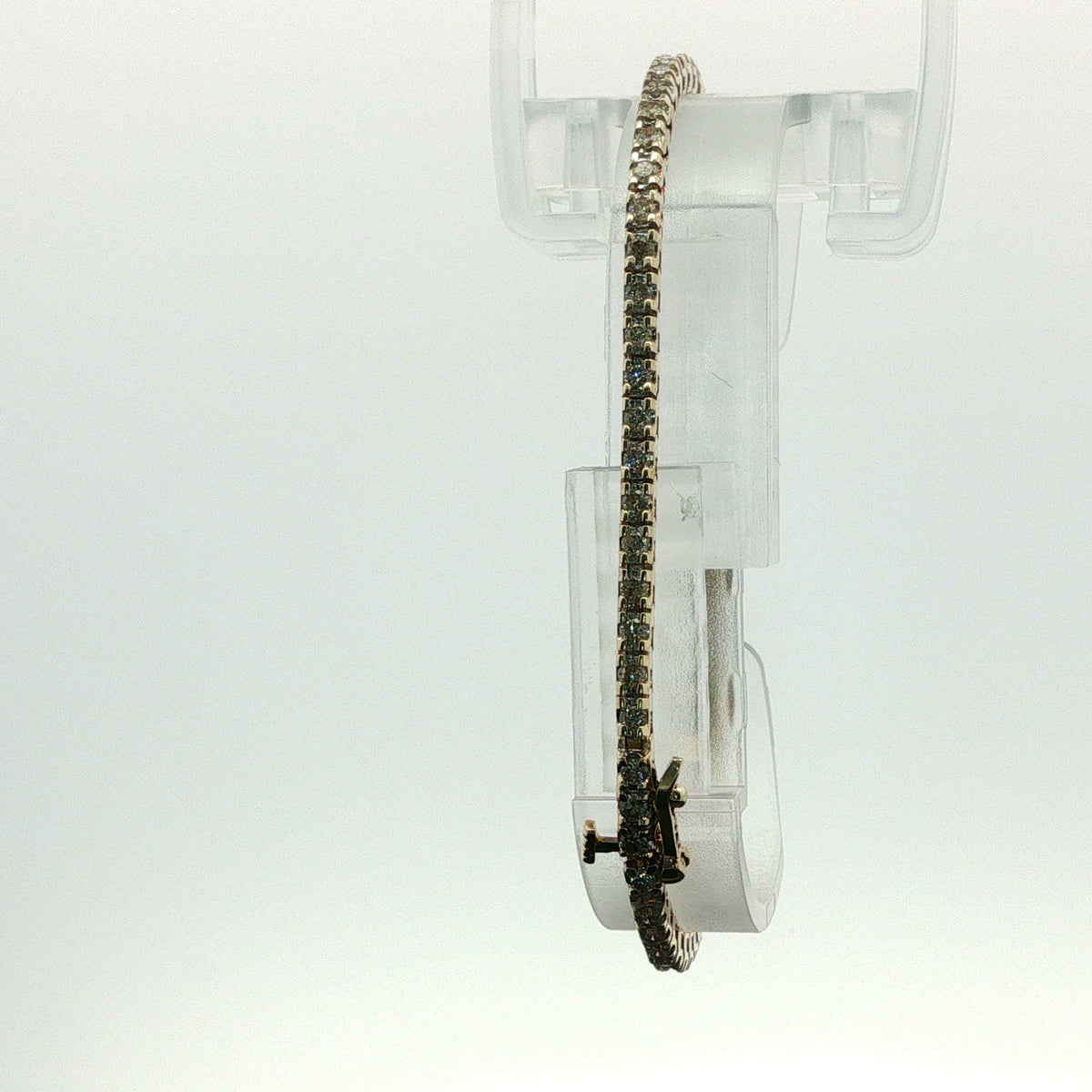 Classic Yellow Gold Diamond Tennis Bracelet