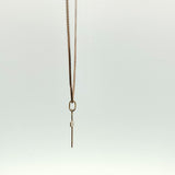Diamond Starburst Cross Pendant Necklace in Yellow Gold