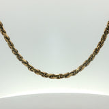 Classic Yellow Gold Rope Chain Necklace