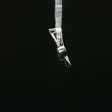 Freeform Opal Pendant in White Gold