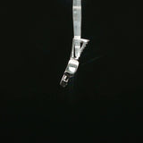Freeform Opal Pendant in White Gold
