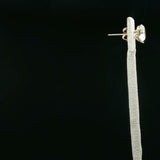 Round Cut Diamond Stud Earrings in White Gold