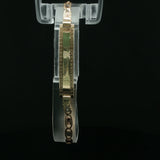 Yellow Gold Greek Key ID Chain Bracelet