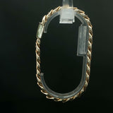 Classic Yellow Gold Cuban Link Chain Bracelet
