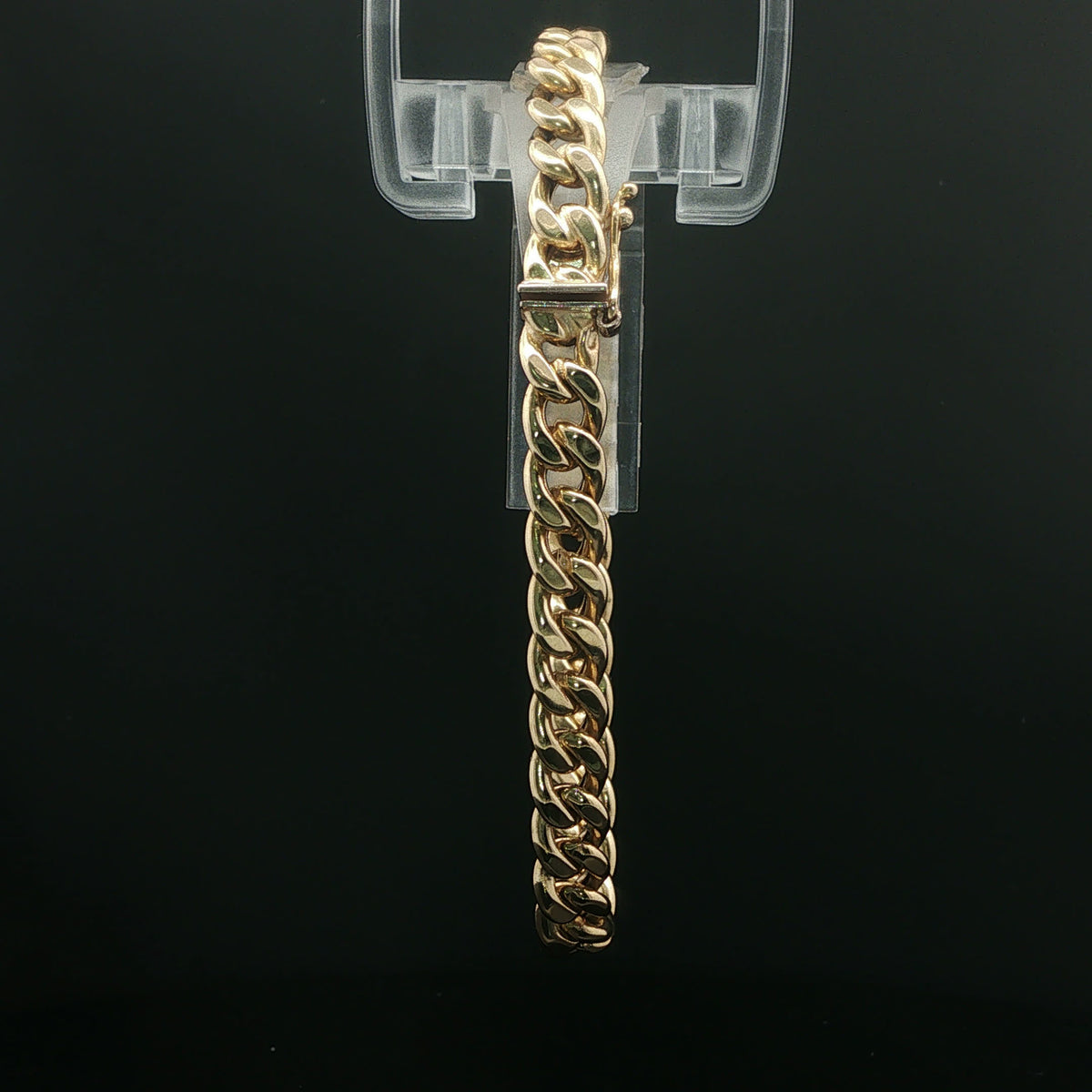 Classic Yellow Gold Curb Link Chain Bracelet