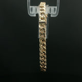 Classic Yellow Gold Curb Link Chain Bracelet