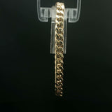 Classic Yellow Gold Curb Link Chain Bracelet