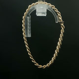 Classic Yellow Gold Curb Link Chain Bracelet
