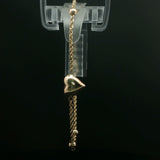 Yellow Gold Heart Motif Chain Bracelet