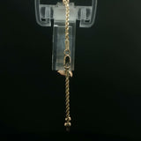 Yellow Gold Heart Motif Chain Bracelet