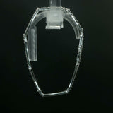 White Gold Diamond Link Chain Bracelet