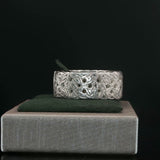 Intricate Openwork Silver Band Ring